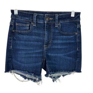 American Eagle Women's 00 Hi Rise Shorie Stretch Denim Shorts EUC